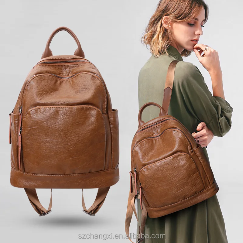 Fashion Shoulder Bag Rucksack PU Leather Women Girls Ladies Backpack Travel bag
