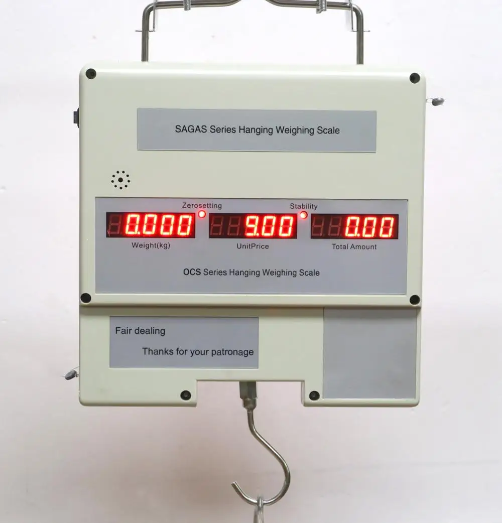 Precise Hanging Crane Electronic Price Computing Scale with Pan for Shop Retail 30kg