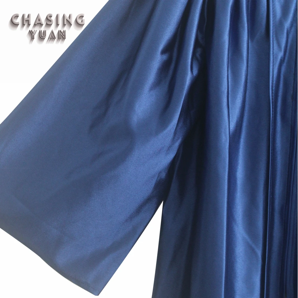 
Kids Shiny Graduation Robes with White Plain Stole 