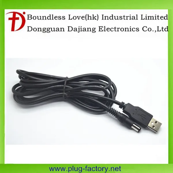 DC to 2.0 USB Male to Male Adapter Cable