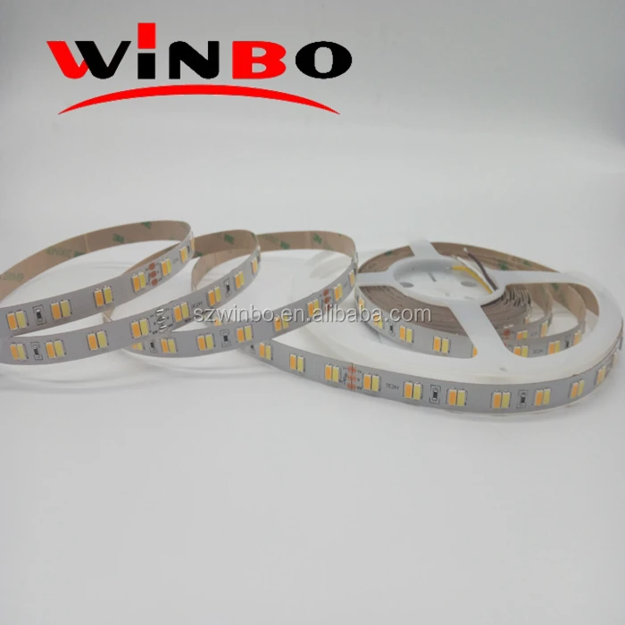 120leds SMD 5630 Cct warm white cool white Adjustable Led Strip Light