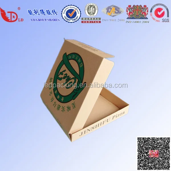 2016 Custom Printed 10 inch Pizza Boxes,16 inch Pizza Box, Logo Pizza Box