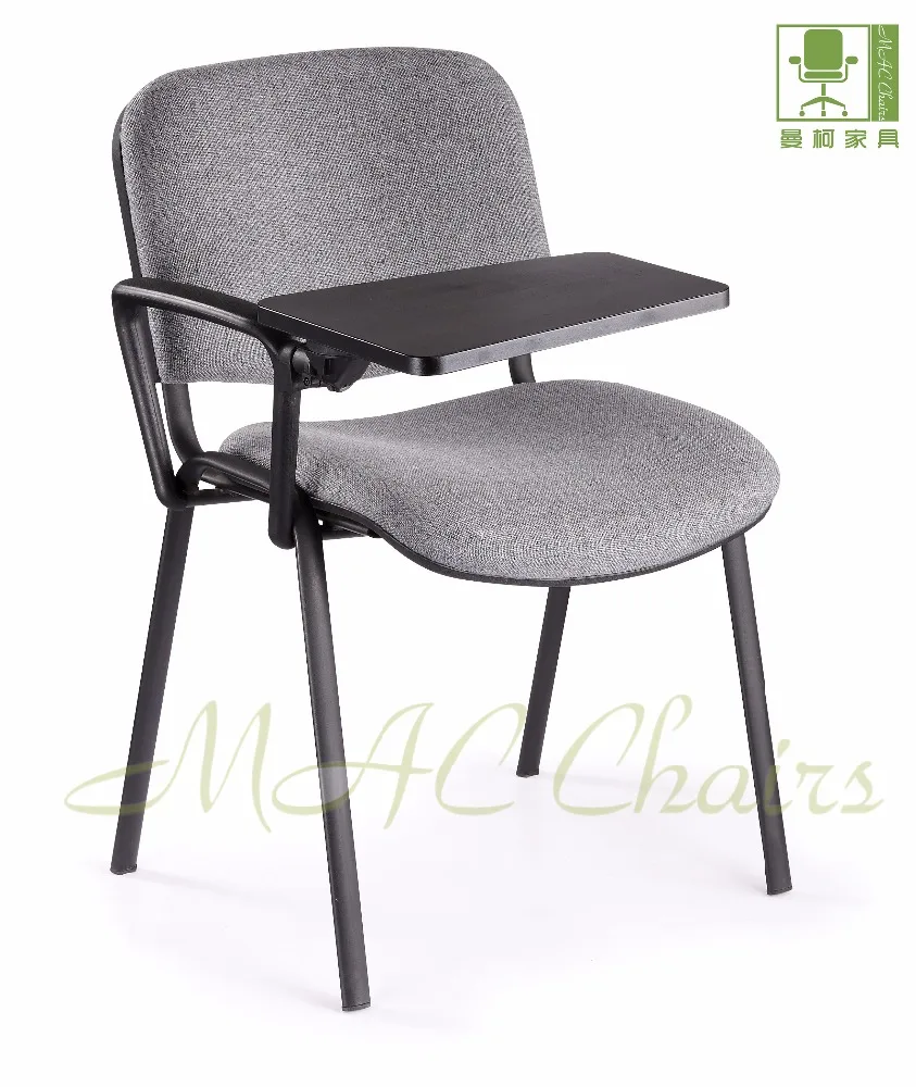 school classroom college students  lecture chair with tablets/ plastic stacking foldrable chairs with writing pad