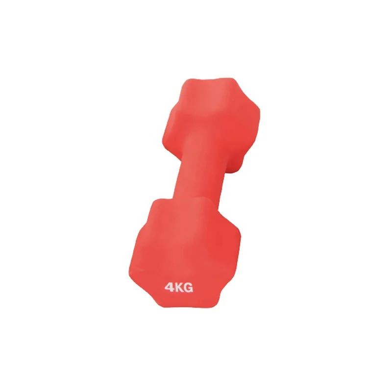 Wholesale Custom Women Gym Training Rubber Coated Hex Weights Dumbbell