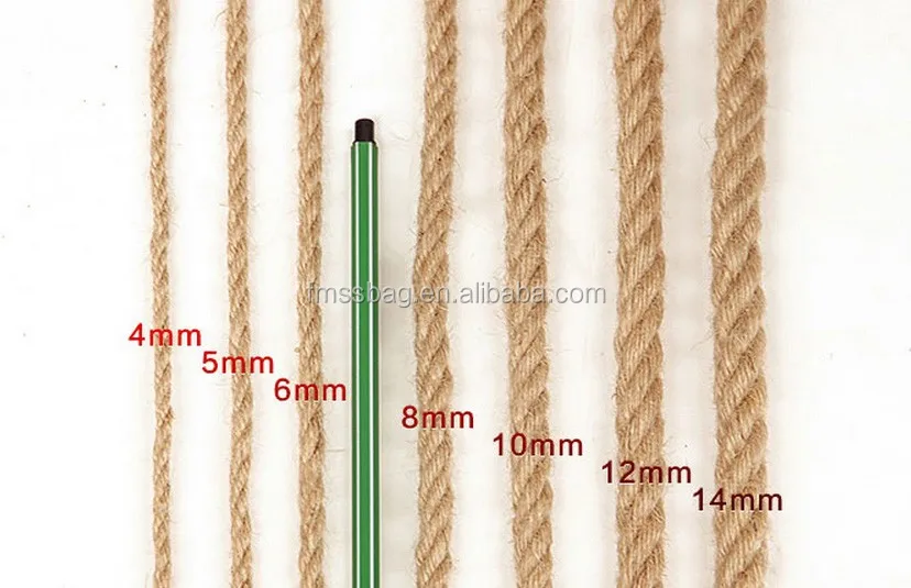 china supplier natural raw jute 80mm rope for sale