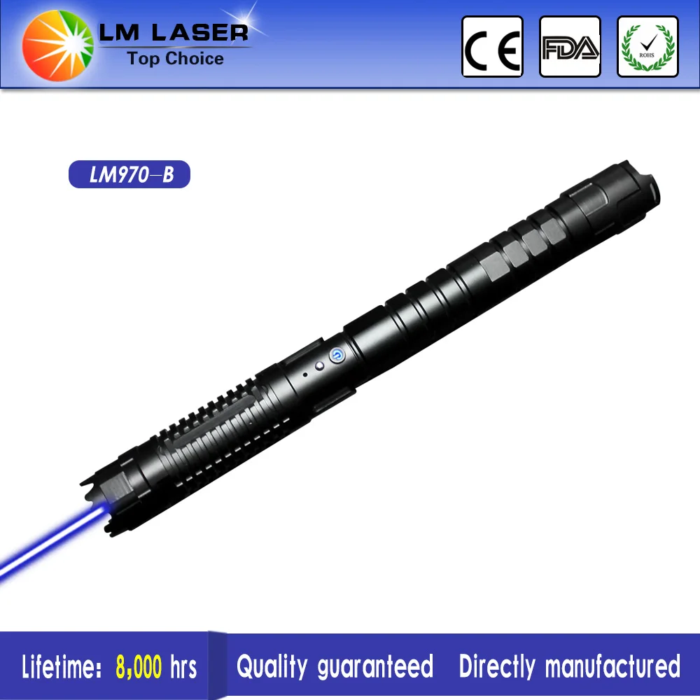 LM970B High Power Laser Pointer For Cutting 445nm Blue Laser 3000mW
