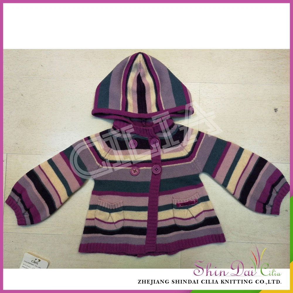 Напрямую продавать фабрики зима трикотажные полоски джемпер свитер для детей