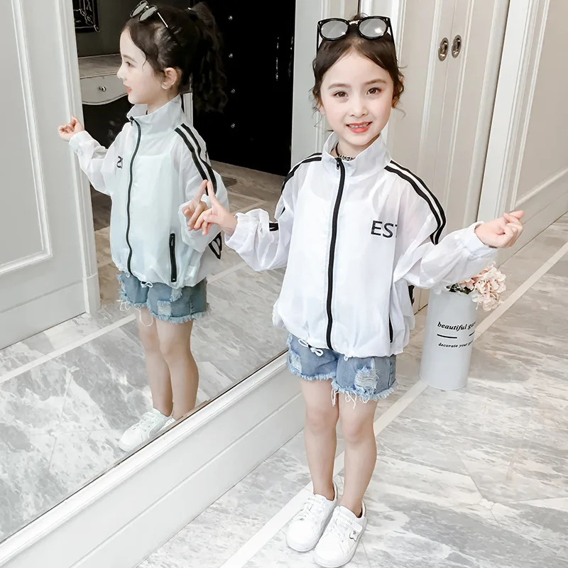 
S14177A Summer girl new arrival sunscreen fresh girl coat 