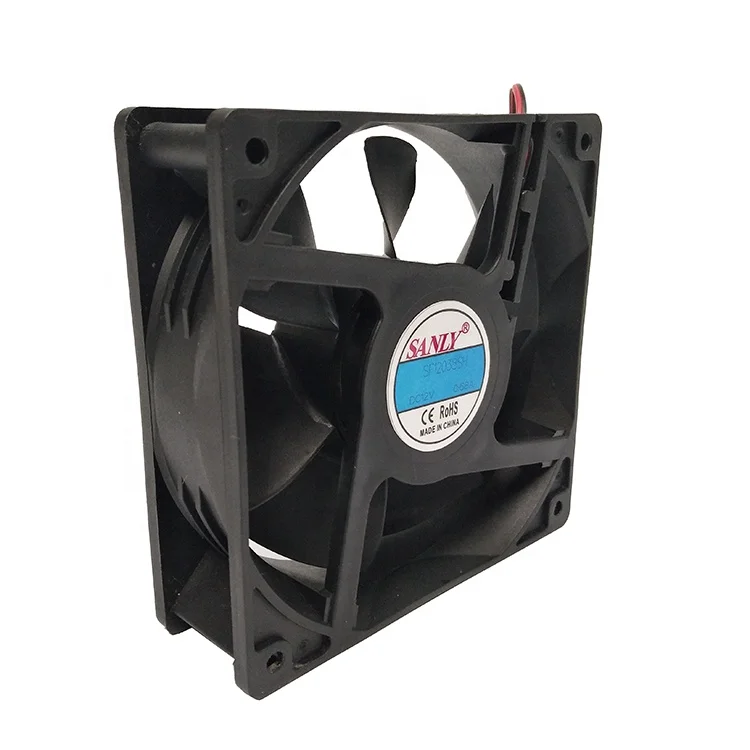 Guangdong Manufacturer Sell Ip44 Plastic 12v 1.80w Dc Cooling Pwm Axial Flow Exhaust Fan SANLY
