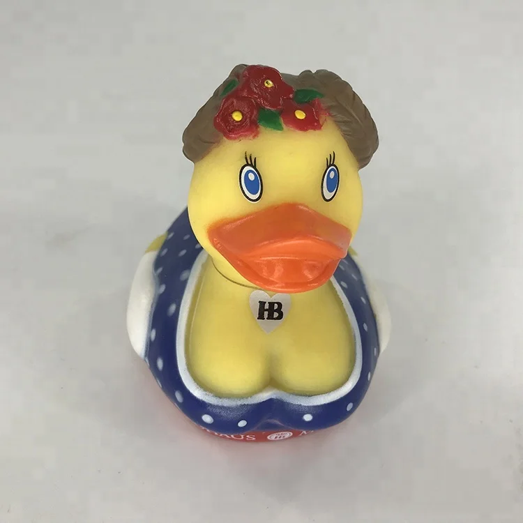 Custom unique floating mini swimming toy yellow rubber duck for sale