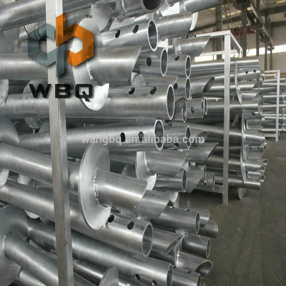 WBQ DD Hot Dip Galvanized Ground Anchor Helical Screw Piles