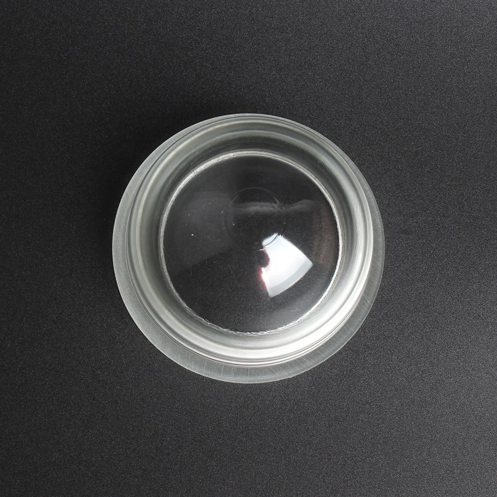 High quality pressed clear tempered glass lamp cover / Clear Explosion Proof  borosilicate half round glass lampshade