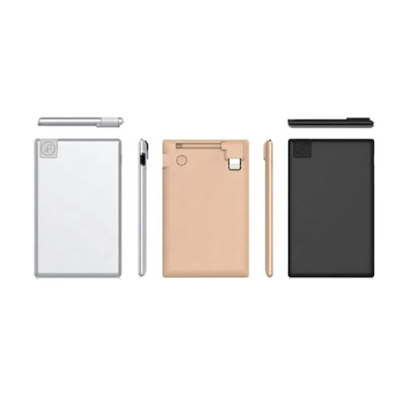1200mah Portable Mini Ultra Slim Credit Card Wallet Size Power Bank Cell Phone Travel Charger External Battery for Phone