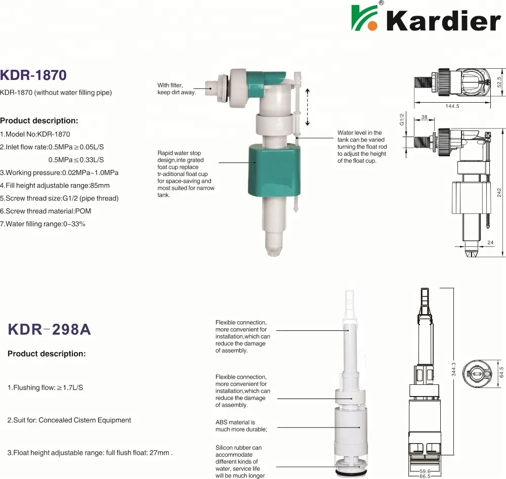 Australia standard toilet concealed water cistern with push button for wall hung toilet bowl