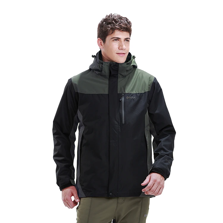 Rax  Men Waterproof Windproof Warm Hiking Jackets Winter Outdoor Camping Jacket Thermal Coat