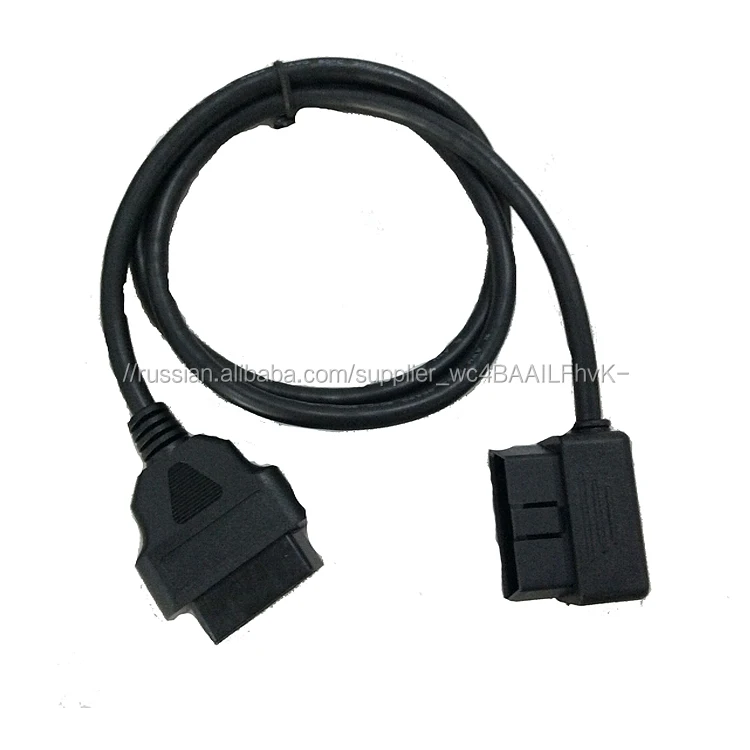 16 контактный разъем Угловые OBD2 d-sub кабель