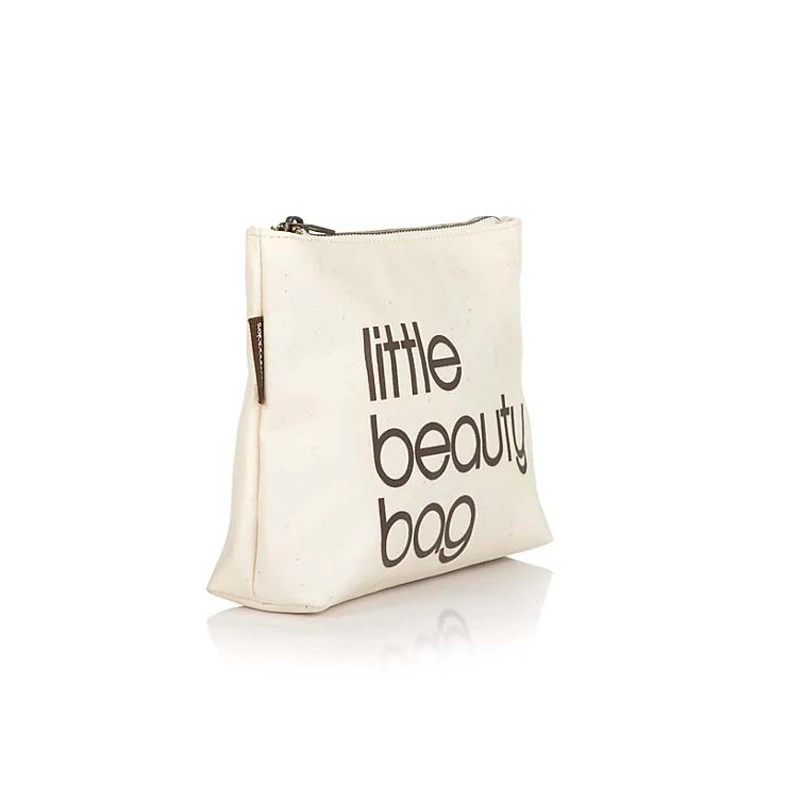 Custom Small Fashion Printed Jewelry Cotton Canvas Pouch With Gold Zipper