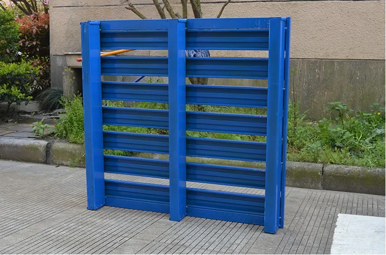 
Blue color 1200 X 800 mm european steel pallet size 