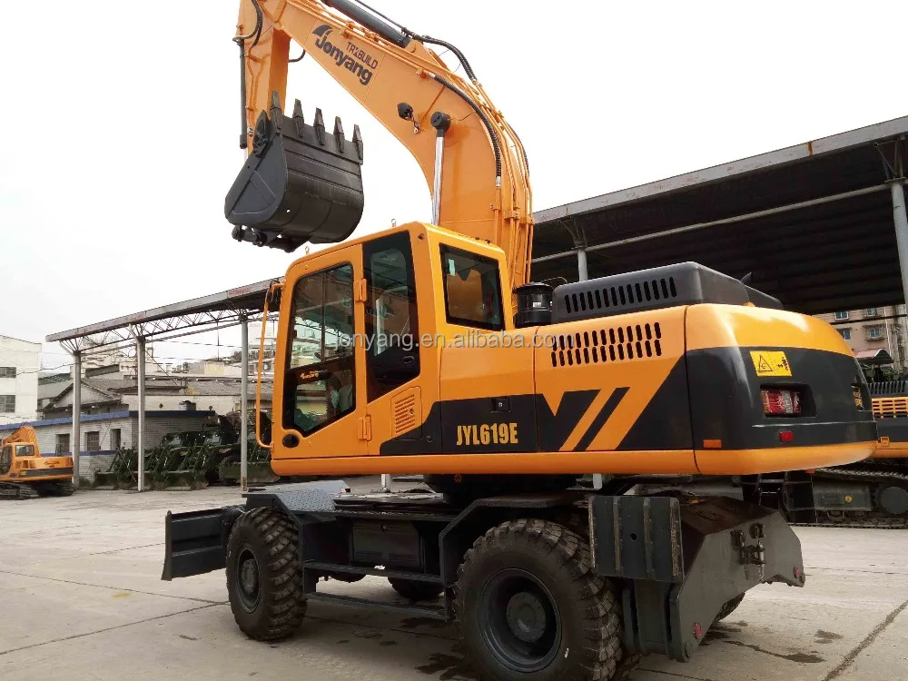 China Jonyang Factory  imported engine 19ton  wheel excavator supplier