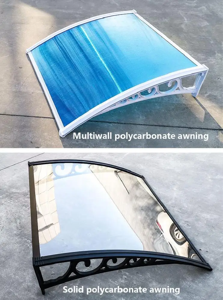 car side awning with polycarbonate sheet