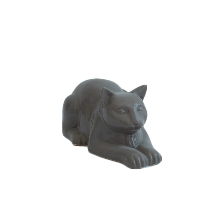 Hot selling reasonable price matte modern country style ceramic animals statues for home decor