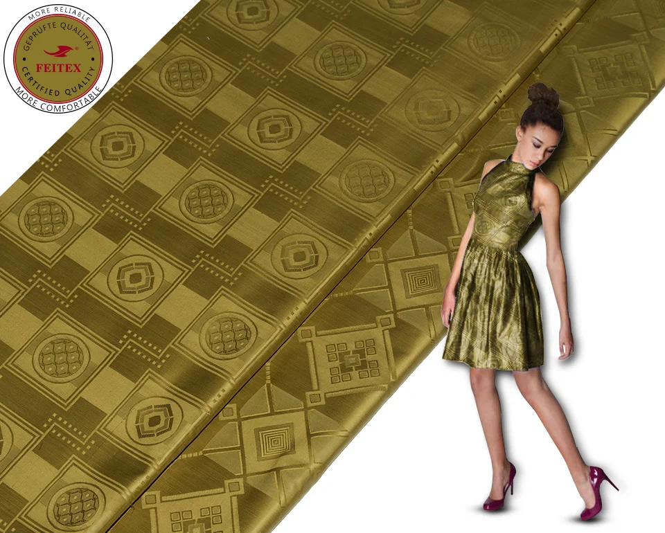 Latest Design African Traditional Garment Fabric Guinea Brocade Fabric Abaya Kaftan Dubai For Shirt Dress