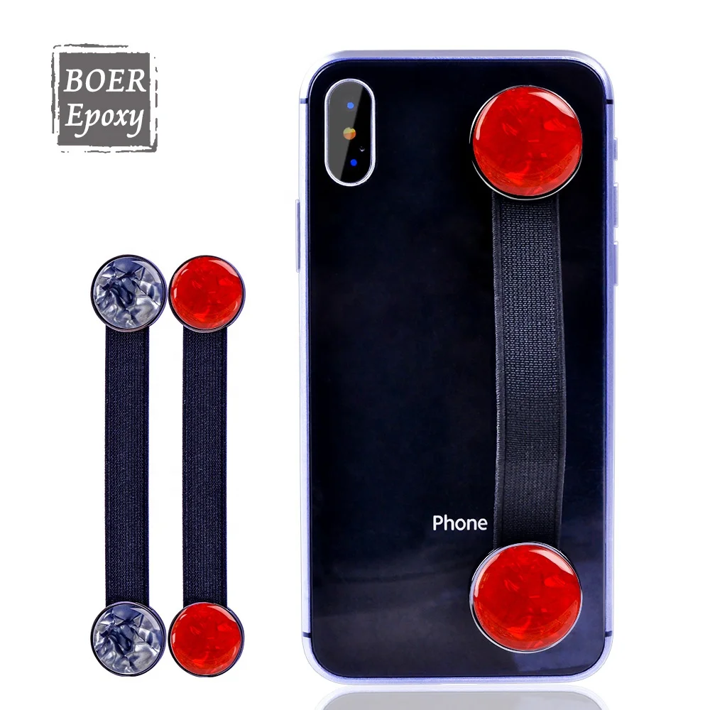 
High quality custom mobile phone finger grip hand holder strap for cell phone High quality custom mobile phone finger grip hand holder strap for cell phone