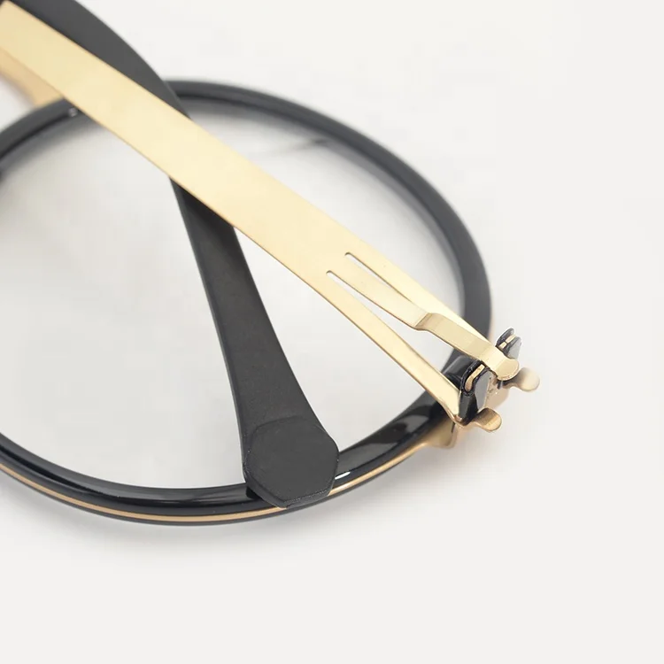 U-Top Eyewear Optic Vision Reading Glasses OEM ODM Frame Black Metal Eyewear XT-XH-(7)