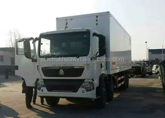 Sinotruk Howo 49Cbm термокинг для транспортировки пищевых продуктов охлаждающий фургон с боковой дверью РЕФРИЖЕРАТОРНЫЙ ящик мороженого продажи