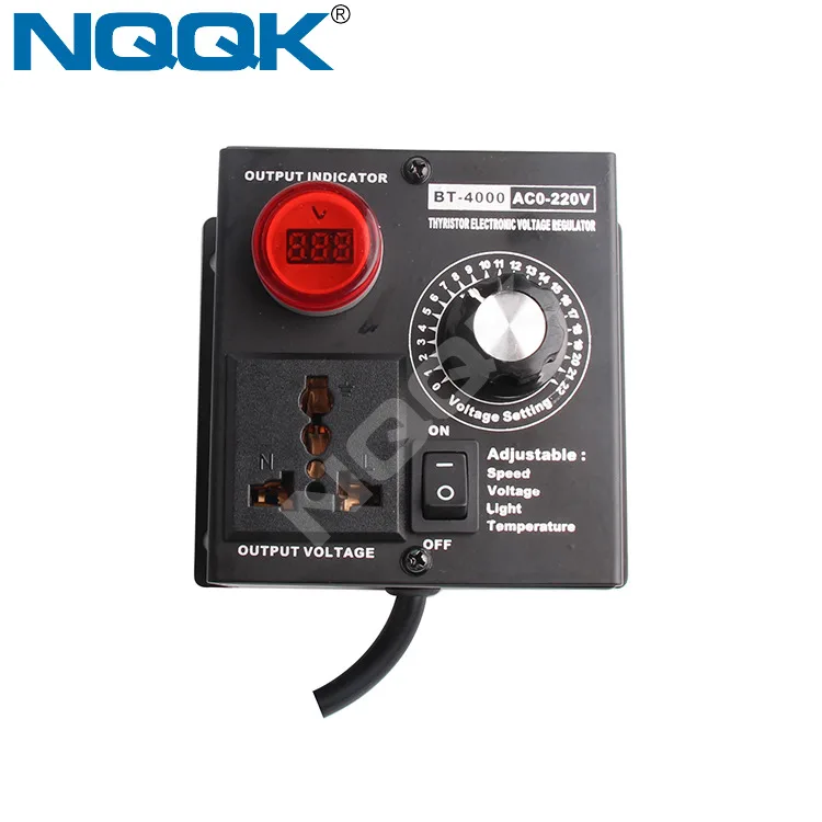 4000W SCR Voltage Electronic Regulator for Dimming Thermostat DC Motor Speed Controller Adjustment