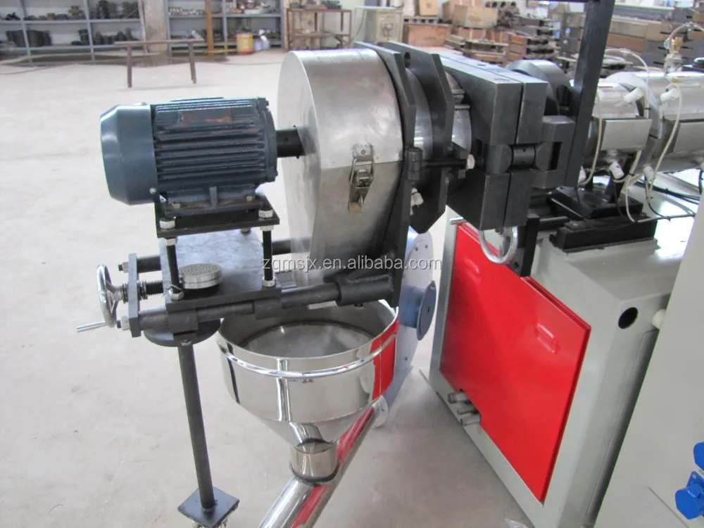 PVC Conical Twin Screw Extruder Pelletizing Line Plastic Granular Making Machine