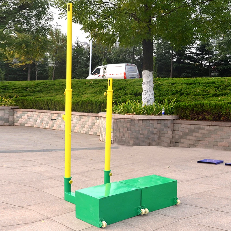 Movable adjustable portable volleyball post outdoor