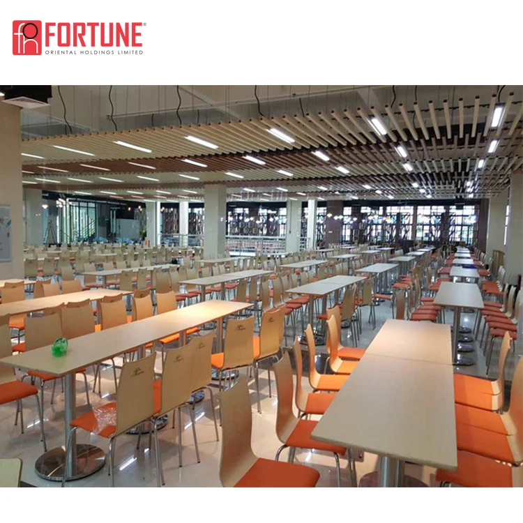 China manufacture custom 2,4,6,8,12 seater table school cafeteria furniture
