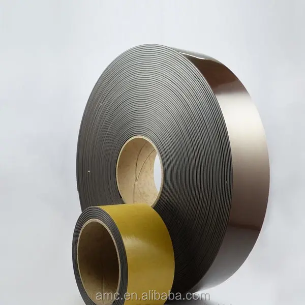 Anisotropic flexible Rubber Magnet Tape With strong adhesive tape