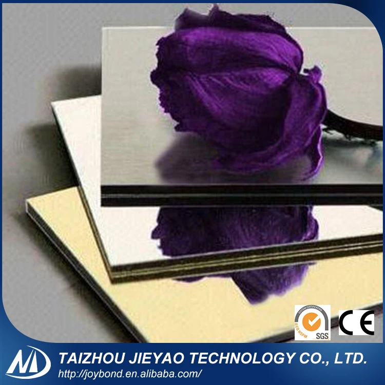 Easy To Maintain Mirror Aluminum Construction Material/Aluminum composite panel