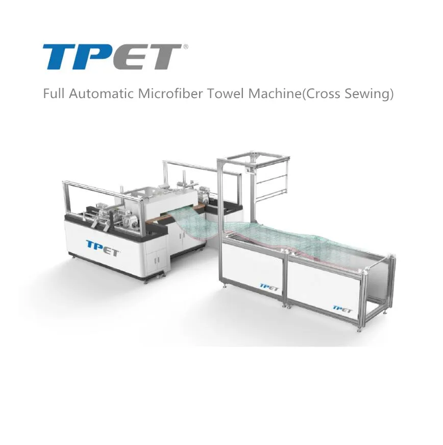 
microfiber 4 side sewing 100 cotton towel making machine customized/OEM 