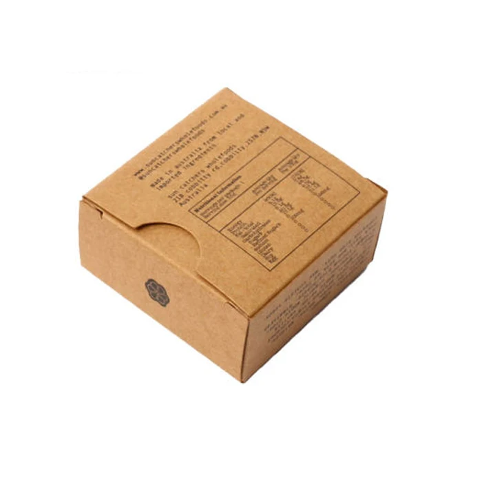 Packaging Brown Kraft Two Tuck End Small Gift Box Custom Kraft Paper Box/Kraft Box