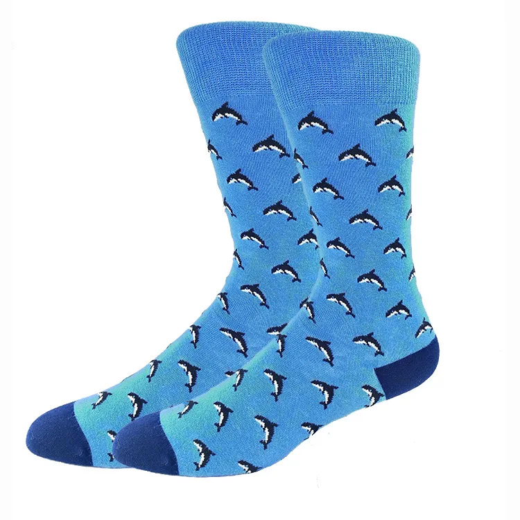 BONIPONY Original Quality Funny Men Dress Socks Custom Socks No Minimum Order Athletic School Sport Crew Socks