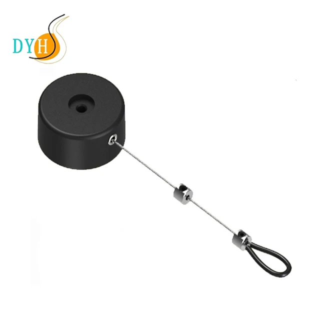 2021 New Round Shape mini Retractable Anti Theft Pullbox for jewelry display