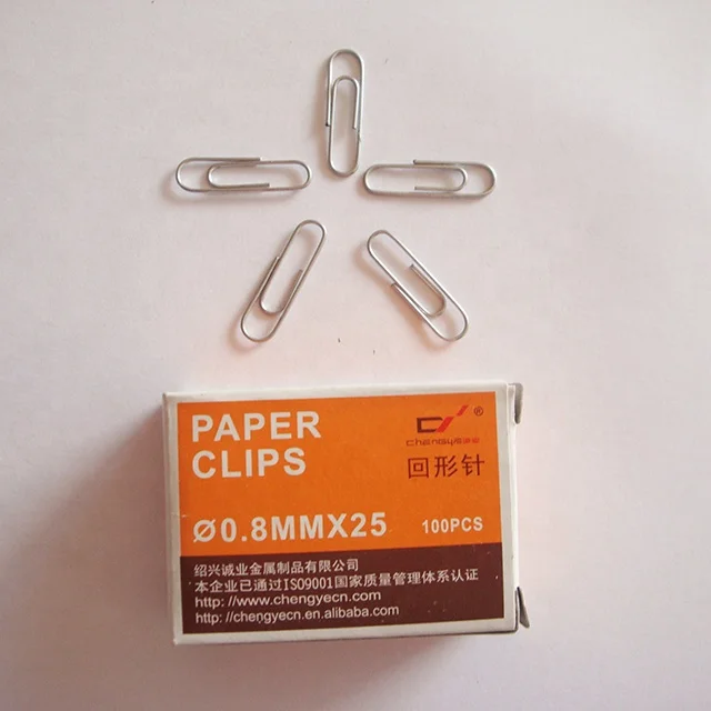 round nickel  paper clips