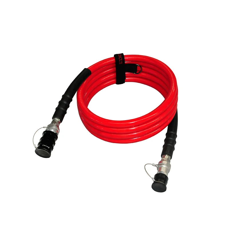 Single acting Hydraulic core connection hose for connect the pump