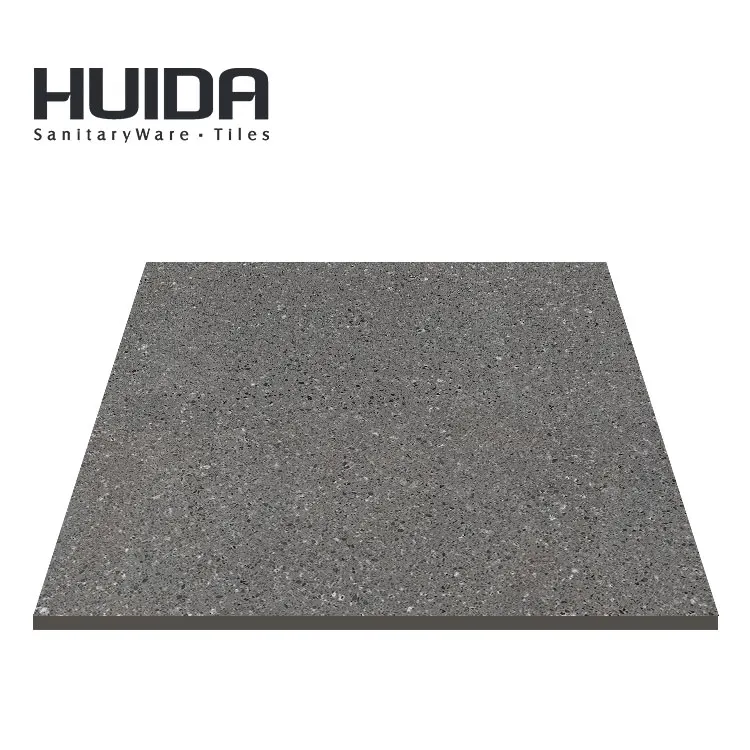 HUIDA Wholesale gray green color bathroom porcelain 600x600mm shiny floor tile