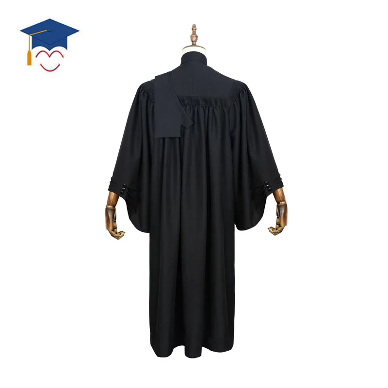 
2020 Classica Black matte lawyer robe/lawyer gown 