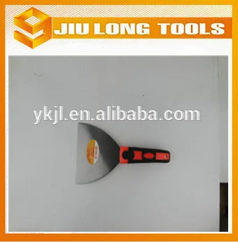 long plastic handle carbon steel material plate putty knife