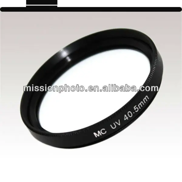 Black Aluminum Frame 40.5mm Multi Coated MC UV Filter Lens for Digital Camera