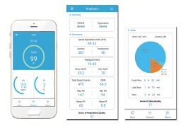 LCD Pulse Rate Digital Wrist Tech blood pressure monitor and sleep apnea treatment