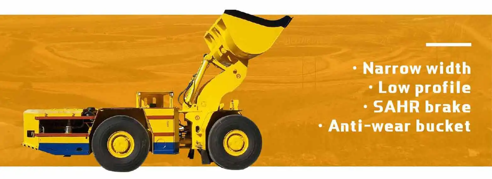 diesel side-dump Underground mine Loader FWD mining