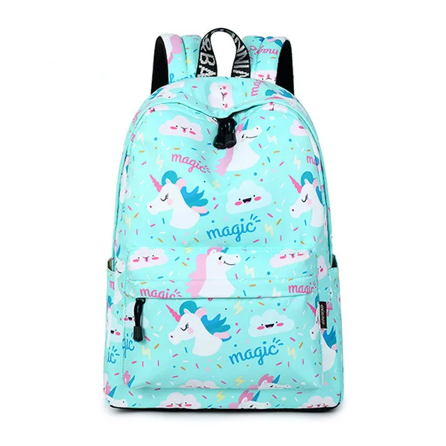 2018 Fashion Cute Unicorn School Backpacks For Girls