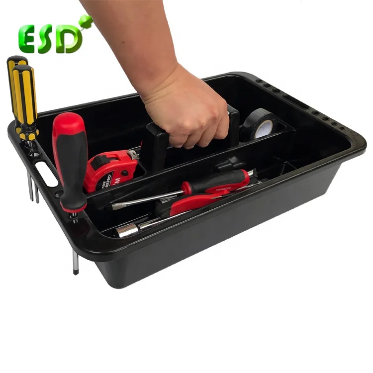 Designed Tool Organizer/storage Tote ESD Rectangular Plastic TOOLS Storage Boxes & Bins Eco-friendly Multifunction Modern 1-3L