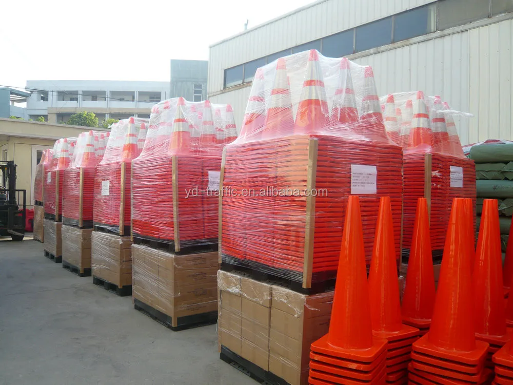70cm high quality reflective PVC traffic cone factory price soft road safety cone traffic cone